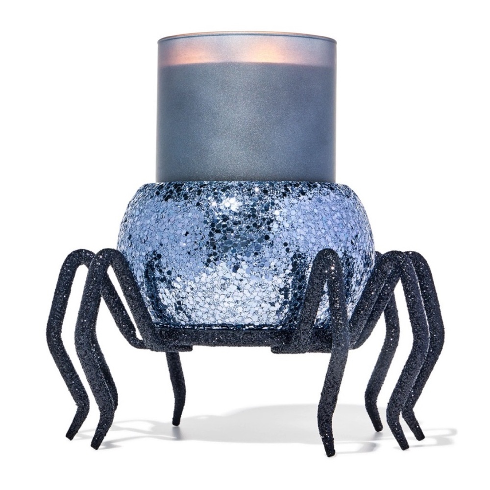 Bath & Body Works 2025‎ Bling Spider Candle Holder 3 Wick Halloween NWT